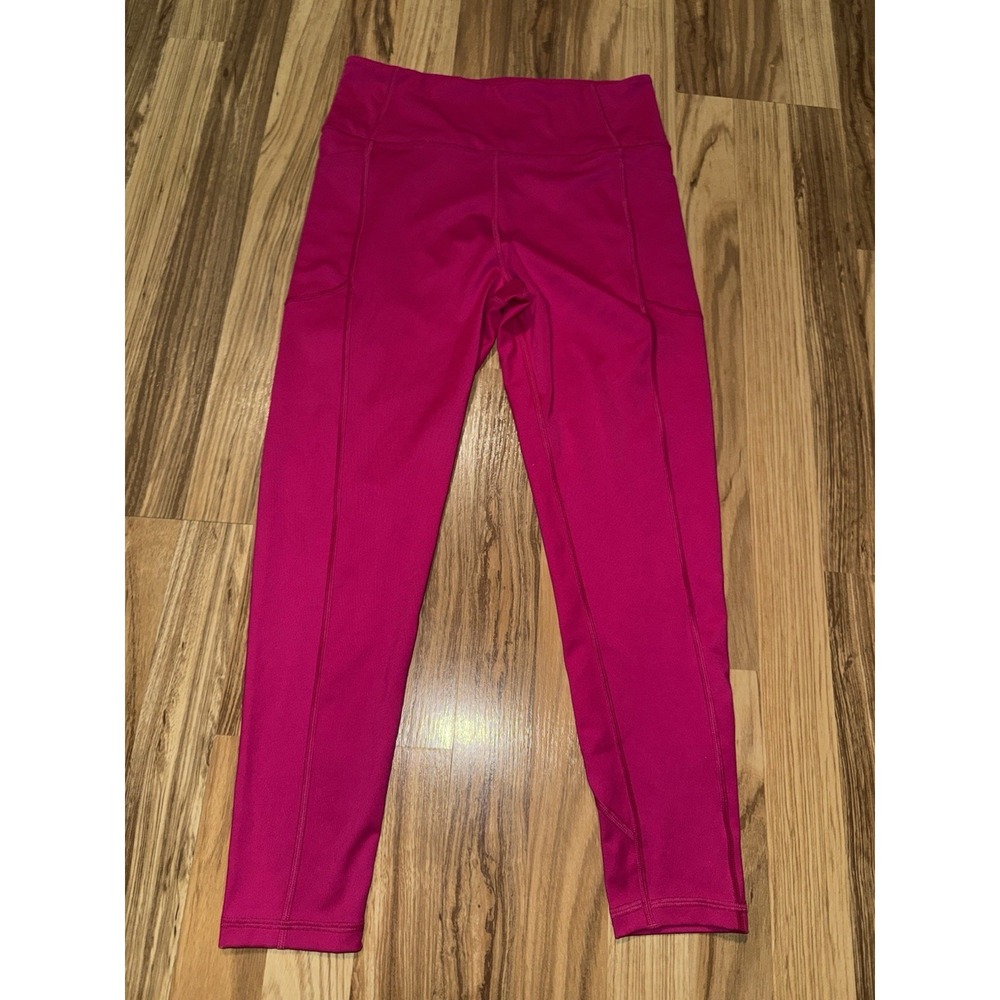 Victoria's Secret Women's Sz 12 Hot Pink Work Out Yoga Leggings
